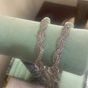 Silver color Indian bangles